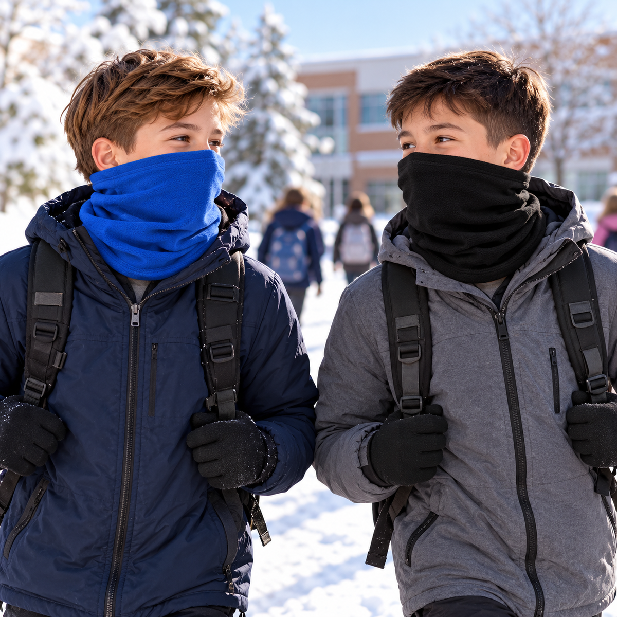 Fleece Neck Warmer – 4 Pack