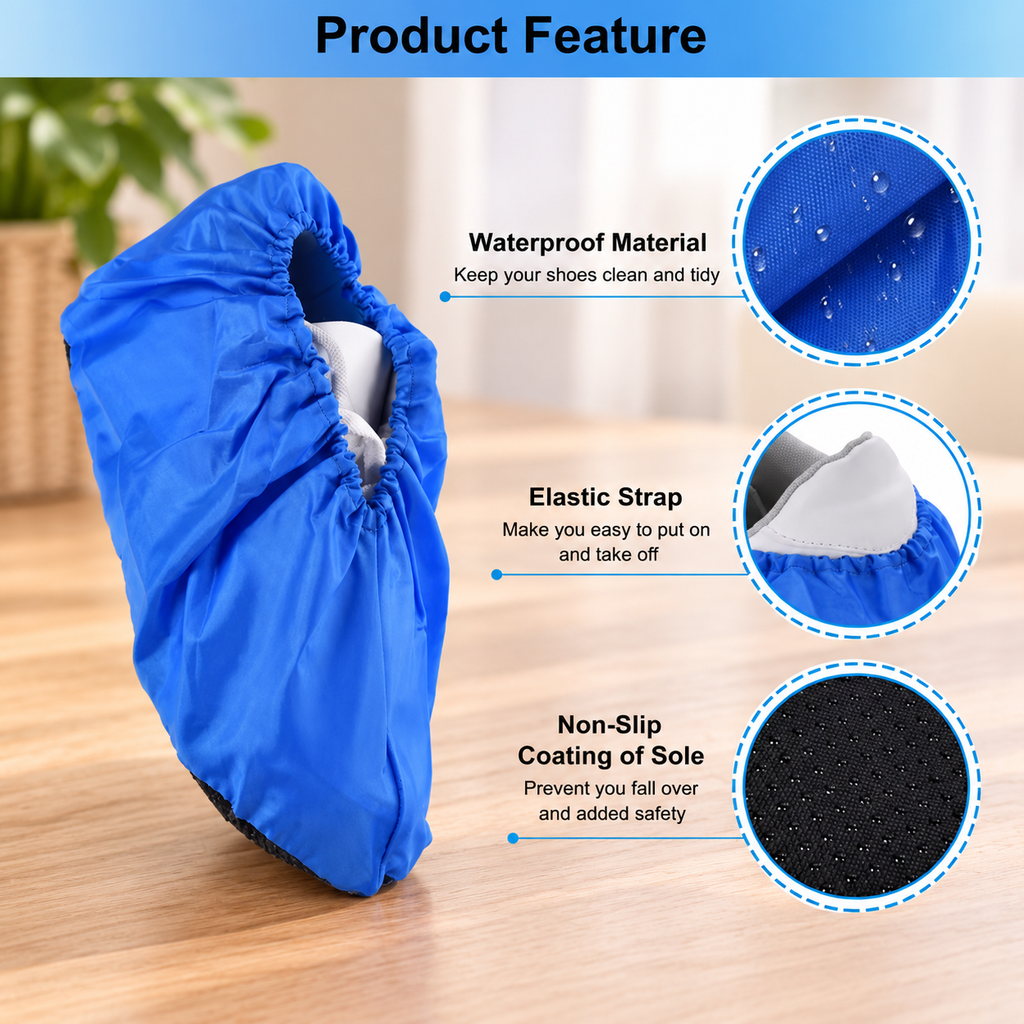 Reusable Shoe Covers – Blue